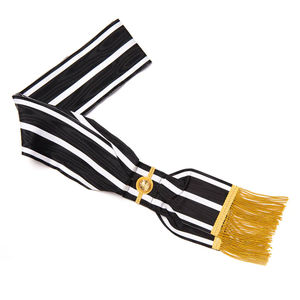 Écharpes de régalia maçonniques brodées à coudre, en tissu magnétique, prix de gros, motifs personnalisés du Pakistan - Product Image 1