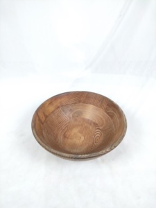 Elegante Tazón de Madera para Servir, Acabado Natural, Plato de Madera Sólida para Vajilla y Servir, para Uso en la Cocina y la Mesa de Comedor - Product Image 2