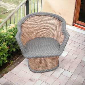 Silla de Caña de Bambú Ecológica Natural de Estilo Elegante para Sala de Estar, Balcón, Patio, Jardín, Restaurante, Silla de Bambú para Interiores y Exteriores - Product Image 2