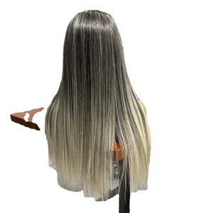 <b>Human</b> <b>Hair</b> Lace Frontal <b>Wig</b> HD Straight <b>Wig</b> <b>Hair</b> Best Quality Transparent Bone Custom Colors Single Donor Super Double Drawn - Product Image 4