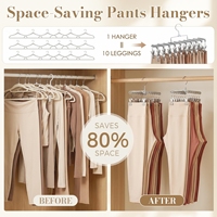 Organisateur de leggings pour penderie avec 40 pinces, cintre à vêtements, cintre à chaussettes et sous-vêtements, cintre de séchage