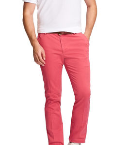 Pantalons chino en coton léger pour hommes de qualité supérieure en gros, logo personnalisé, respirant, écologique, coupe droite, fitness, golf, sport - Product Image 4