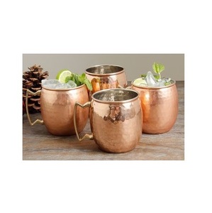Taza de mula de Moscú de cobre puro 100%, taza de cobre sólido de 16 onzas para cerveza de jengibre y cóctel de vodka - Product Image 5