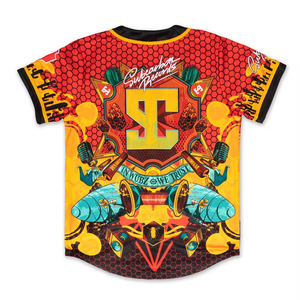 Jersey de béisbol personalizado de alta calidad para hombre, diseño transpirable, venta al por mayor a un precio barato con impresión por sublimación - Product Image 6