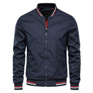 Blouson aviateur imperméable d'hiver de baseball pour hommes, coupe-vent au design OEM, avec logo personnalisé - Product Image 5