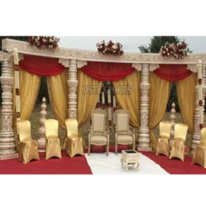 Mandapam de Boda del Sur de la India, Pilar Dev, Kalyana, Mandapam de Fibra Personalizado, Fabricante de Mandapams de Boda, Decoración de Fondo de Lujo, Sofá DST Londan - Product Image 2