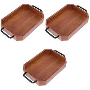 Plateau rond personnalisé en bois d'acacia Pièce de service en bois naturel poli parfaite pour une utilisation sur une table Offre Spéciale et élégante - Product Image 2