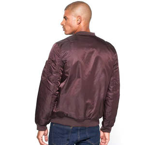 Chaquetas Bomber para Hombre, Nuevo Modelo, Diseño Personalizado OEM, Chaqueta Bomber con Cuello Alto y Logotipo Frontal, Chaqueta de Invierno - Product Image 2