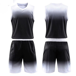 Maillot de basket personnalisé avec logo d'équipe brodé, impression par transfert thermique, 100% coton, uniforme sans manches - Product Image 2