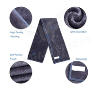 Serviette de gym avec logo personnalisé en microfibre pour hommes et femmes