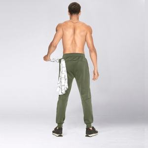 2025 nouveau Design hommes haute rue Style poids lourd haute Joggers pantalon décontracté Fitness pantalons de survêtement 100% coton polaire taille 6XL - Product Image 4