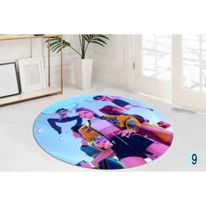 Tapis de sol imprimé numérique stylé, tapis d'action anime pour gamers, tapis Kpop pour filles, avec tapis moelleux à poils longs - Product Image 3