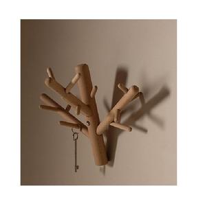 Wood <b>Wall</b> Mounted Hat <b>hook</b> <b>for</b> cowboy hat with handmade finish - Product Image 2