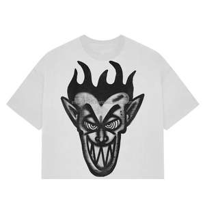 Camiseta personalizada de alta calidad para hombre, camisetas de gran tamaño, ropa de calle, camiseta cuadrada recortada de algodón 100% de peso pesado - Product Image 3