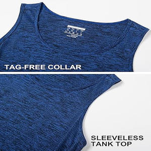 Camiseta Deportiva de Tirantes para Gimnasio, Personalizada con Logotipo, de Algodón, para Hombre y Mujer, al por Mayor - Product Image 6