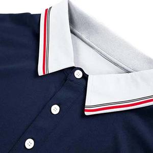 เสื้อยืดโปโลผู้ชายแนวสตรีทสูงคอปกตั้งได้ในราคาที่ดีที่สุดเสื้อผ้าแขนสั้นดีไซน์ล่าสุดสำหรับฤดูร้อน - Product Image 4