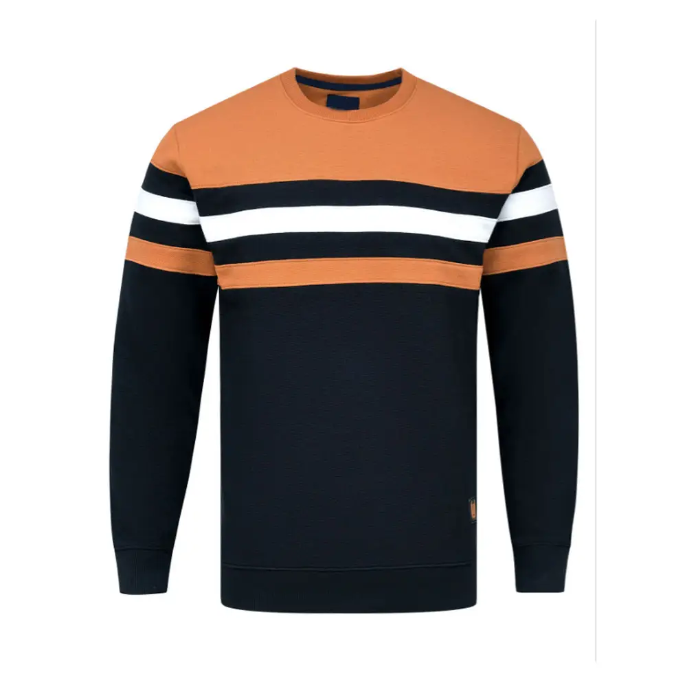 Wholesale French Terry Embossed Logo Cotton Rhinestone Oversized Sweatshirts Custom Sweatshirt Crewneck Sweatshirt