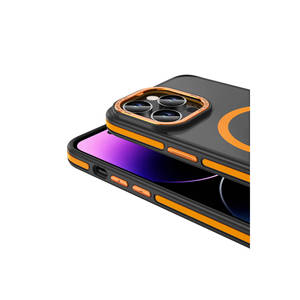 Funda mate antihuellas para iPhone 14 Pro 14 Plus y 7 Plus-NXXA Ant Series-Naranja - Product Image 3