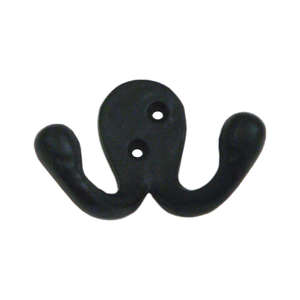 Gancho de doble capa rústico de hierro, Gancho Doble de hierro fundido de estilo Industrial antiguo clásico, venta al por mayor para compradores, Material de Metal - Product Image 4