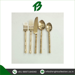 Xuất khẩu của chất lượng tốt SS304 lớp dao muỗng và Ngã Ba thép không gỉ tre xử lý Bộ đồ ăn/<span class=keywords><strong>Flatware</strong></span> thiết lập dao kéo - Product Image 2