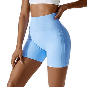 Shorts de fitness légers pour femmes en tissu polyester vêtements d'entraînement nouveau design shorts de fitness pour femmes - Product Image 1