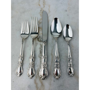 Juego de cubiertos de metal de diseño forjado vintage de acero inoxidable pulido con espejo, juego de utensilios de cocina de latón Vintage para cocina, cuchara dorada para servir, cubiertos de plata - Product Image 2