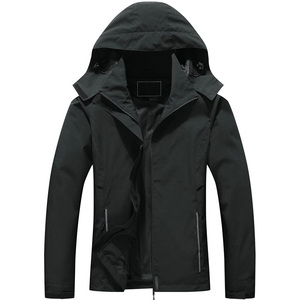 Gran oferta, chaqueta impermeable a la moda para mujer con capucha desmontable, chaqueta cortavientos Softshell ligera para exteriores - Product Image 6