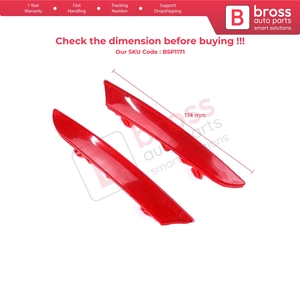 Réflecteur de pare-chocs arrière droit et gauche BSP1171 pour Clio MK5 BF B7 2019-actuel 265602442R 265651206R - Product Image 6