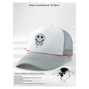 Personnalisé de haute qualité respirant toile casquettes de sport nouveauté 6 panneaux respirant tissu extérieur cyclisme unisexe - Product Image 4