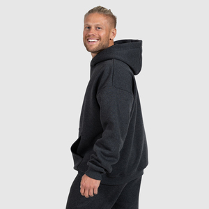 Wholesale Luxury <b>Men's</b> <b>Pullover</b> Hoodie Heavyweight 100% Cotton Winter Regular Fit Fleece Embossed Custom Puff Embroidered - Product Image 3