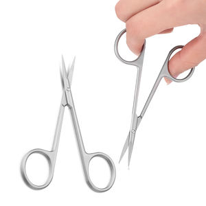 Fine Stainless Steel Manual 4.5 Inch <b>Curved</b> Surgical <b>Scissors</b> with Sharp Blades for Medical and Lab Applications CCC Certified - Product Image 2