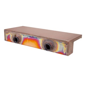 รางน้ำน้ำตกโลหะทองแดงบริสุทธิ์สำหรับตกแต่งบ้านสวนสระว่ายน้ำ - Product Image 5