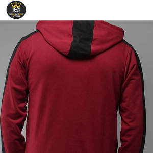 Nueva moda Ropa de hombre Tallas grandes Media cremallera Sudadera con capucha Algodón Estilo casual Hombres Media cremallera sudaderas con capucha para hombre - Product Image 3