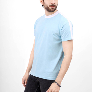 Camisetas de algodón 100% transpirables para hombre hechas en fábrica La mejor ropa de verano Precio al por mayor Hecho en Pakistán - Product Image 4