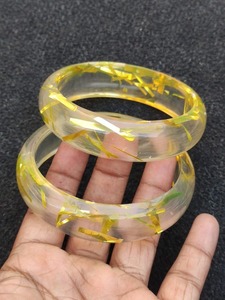 Bracelets de mode en résine fabriqués à la main pour femmes Accessoires accessoires colorés - Product Image 3