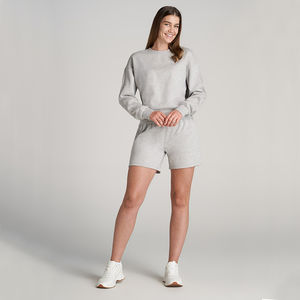 Sudadera de invierno personalizable para mujer, suéter de lana con patrón sólido, cepillado poliéster/algodón, cremallera, logotipo privado - Product Image 1