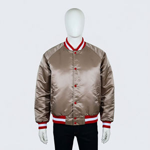 Veste bomber en laine de haute qualité, veste de sport universitaire pour hommes, lettres brodées sur le devant, veste d'hiver grande taille pour hommes - Product Image 3