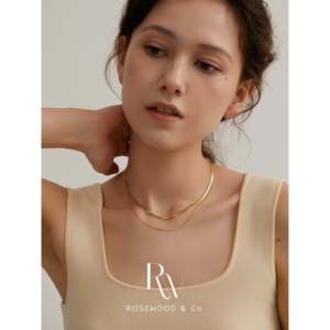 Collana a spina di pesce multistrato color oro con motivo geometrico, stile religioso grazioso, ideale come regalo per feste, con giada, diamante e perla - Product Image 2