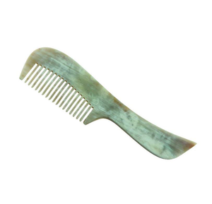 หวีผมฮอร์นวัวธรรมชาติออกแบบโลโก้ได้ตามต้องการสำหรับการเดินทางร้านเสริมสวยหวีป้องกันไฟฟ้าสถิตย์ - Product Image 6