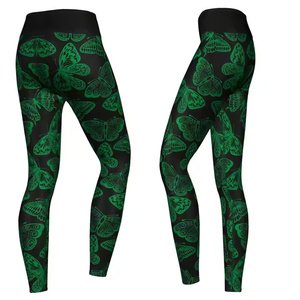 Customized 2025 High Quality Elastic Waist Fitness Pants Top Design Sublimated Yoga Leggings <b>Tight</b> Fitting Print <b>Pattern</b> for - Product Image 4