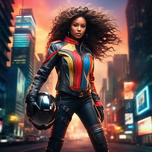 Vintage Leather Motor <b>Jackets</b> Women Slim Fit Stand Collar PU Leather <b>Jacket</b> Women Multi Panel Motorbike Leather <b>Jackets</b> - Product Image 5