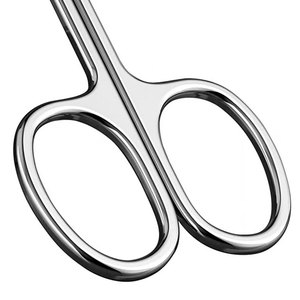 Tijeras de Manicura Extra Finas para Cejas, Tijeras Curvas de Acero Inoxidable para el Cuidado de las Uñas, Cuidado Preciso de las Uñas, Belleza - Product Image 4