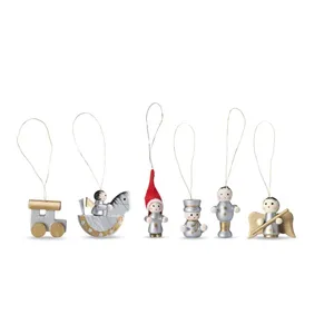 Set di 6 Decorazioni Natalizie Helsinborg per Accessori Festivi - Product Image 3