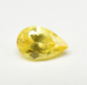 Saphir jaune de laboratoire taille poire 5X3 MM à 50X20 MM pierres précieuses créées en vrac pour la fabrication de bijoux pierre précieuse taillée à la machine - Product Image 1