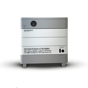 Système de batterie au lithium HomeGrid Stack'd 14,4 kWh 48V - 3 modules toutes saisons avec BMS et base pour utilisation solaire domestique - Product Image 2