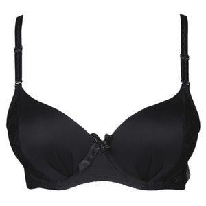 Women's Foam <b>Bra</b> - Black - Product Image 1