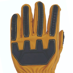 Guantes de impacto TPR de ajuste flexible con palma resistente Adecuado para constructores Mecánicos y técnicos Guantes TPR - Product Image 4