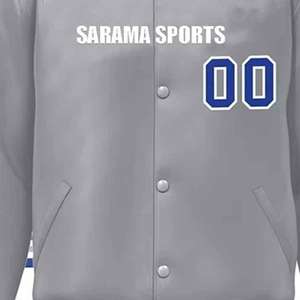Chaquetas Varsity Blancas al por Mayor para Hombre, Chaqueta Universitaria Personalizada con Logotipo, Chaqueta de Béisbol con Letras, Chaqueta Universitaria de Sublimación para Otoño, OEM - Product Image 3