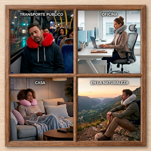 Cuscino da Viaggio a U con Ricamo, Supporto per il Collo in Memory Foam a Lento Ritorno, Comodo per Viaggi e Pausa Pranzo in Ufficio - Product Image 5