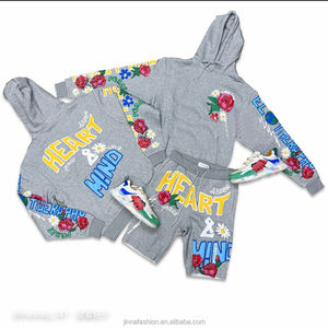 Impression personnalisée sweat à capuche surdimensionné goutte épaule sweat femme coton vierge sweat à capuche coréen pour dames - Product Image 6